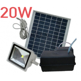 Foco LED 10W  Solar con Sensor Movimiento