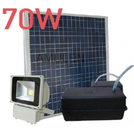 Foco LED  50W Solar con Sensor Movimiento