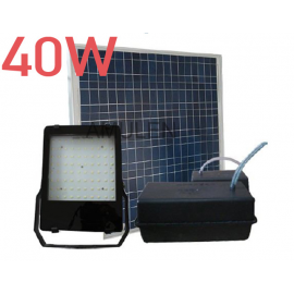Foco LED  40W Solar con Sensor Movimiento