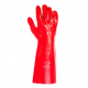 Guante Activex PVC  Rojo  14-35 cm
