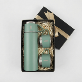 Set Premium de Termo y Tazas de Acero